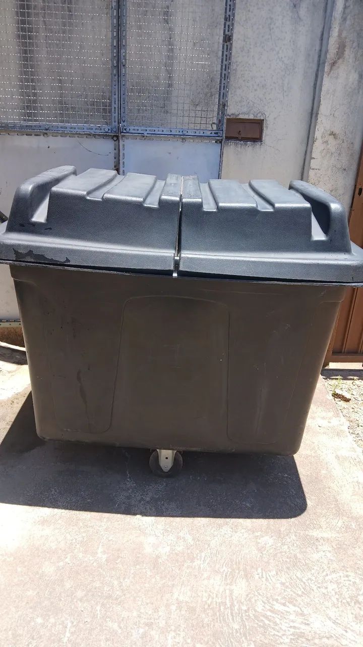 Lixeira Container com tampa - Grande