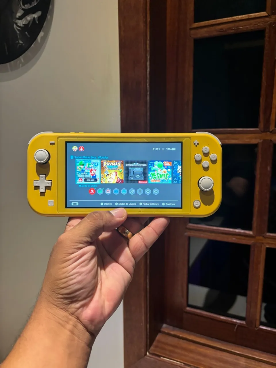 Nintendo Switch Lite Amarelo - Perfeitinho para Jogar!