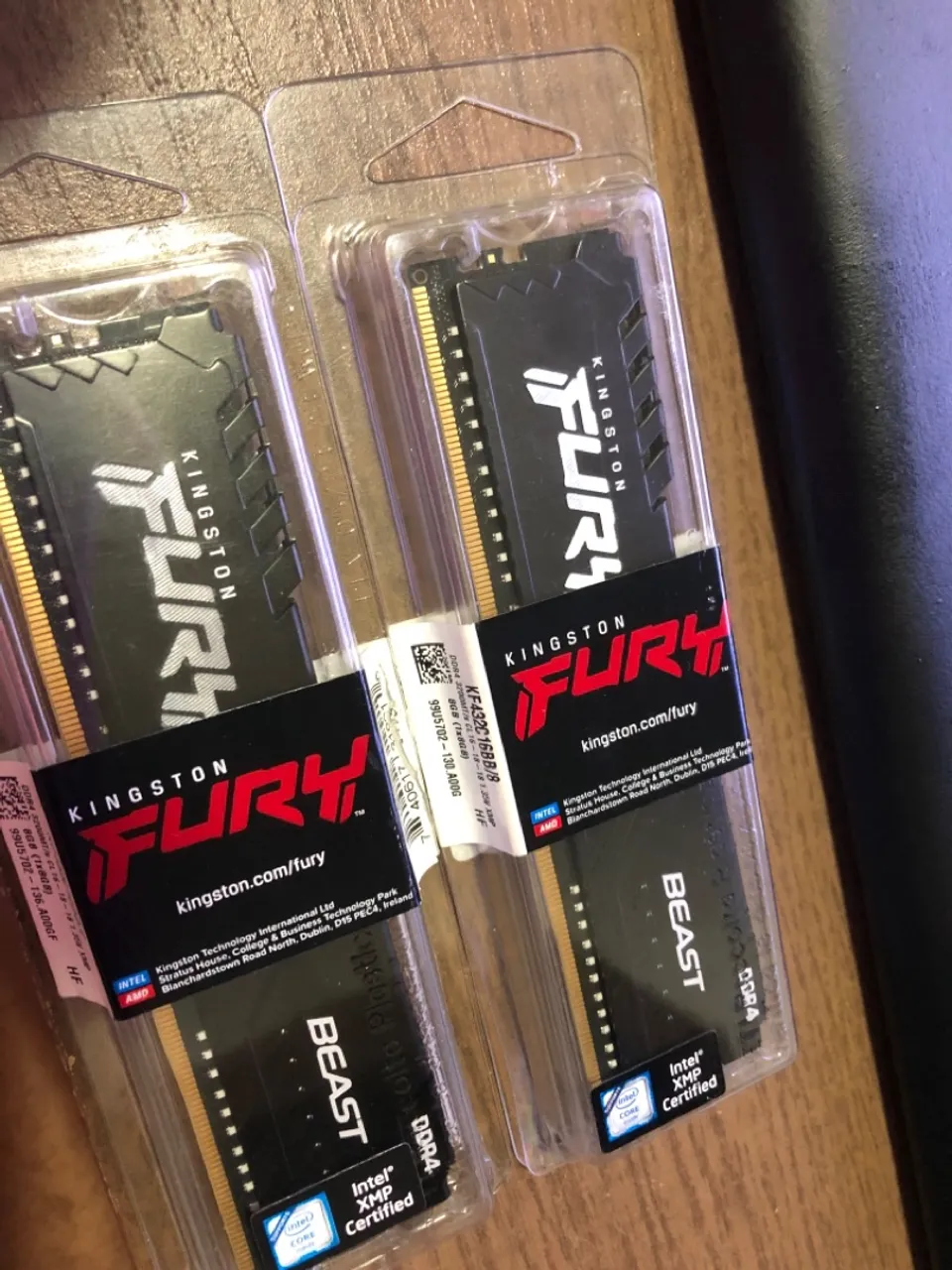 Memória RAM Kingston Fury Beast DDR4 8GB