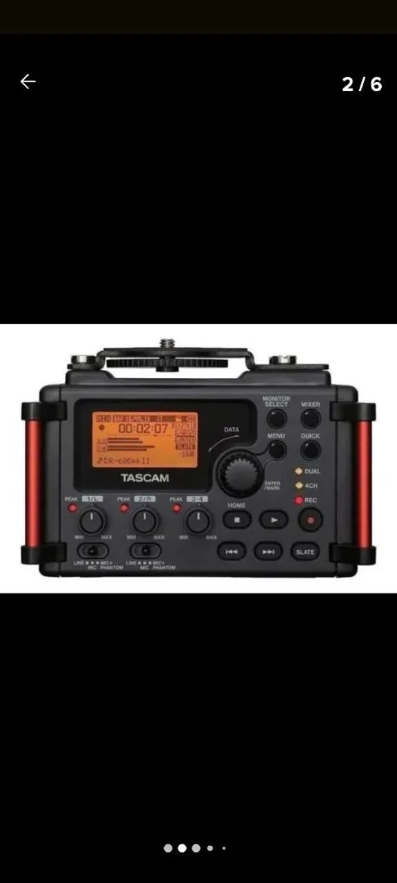 Tascam gravador 