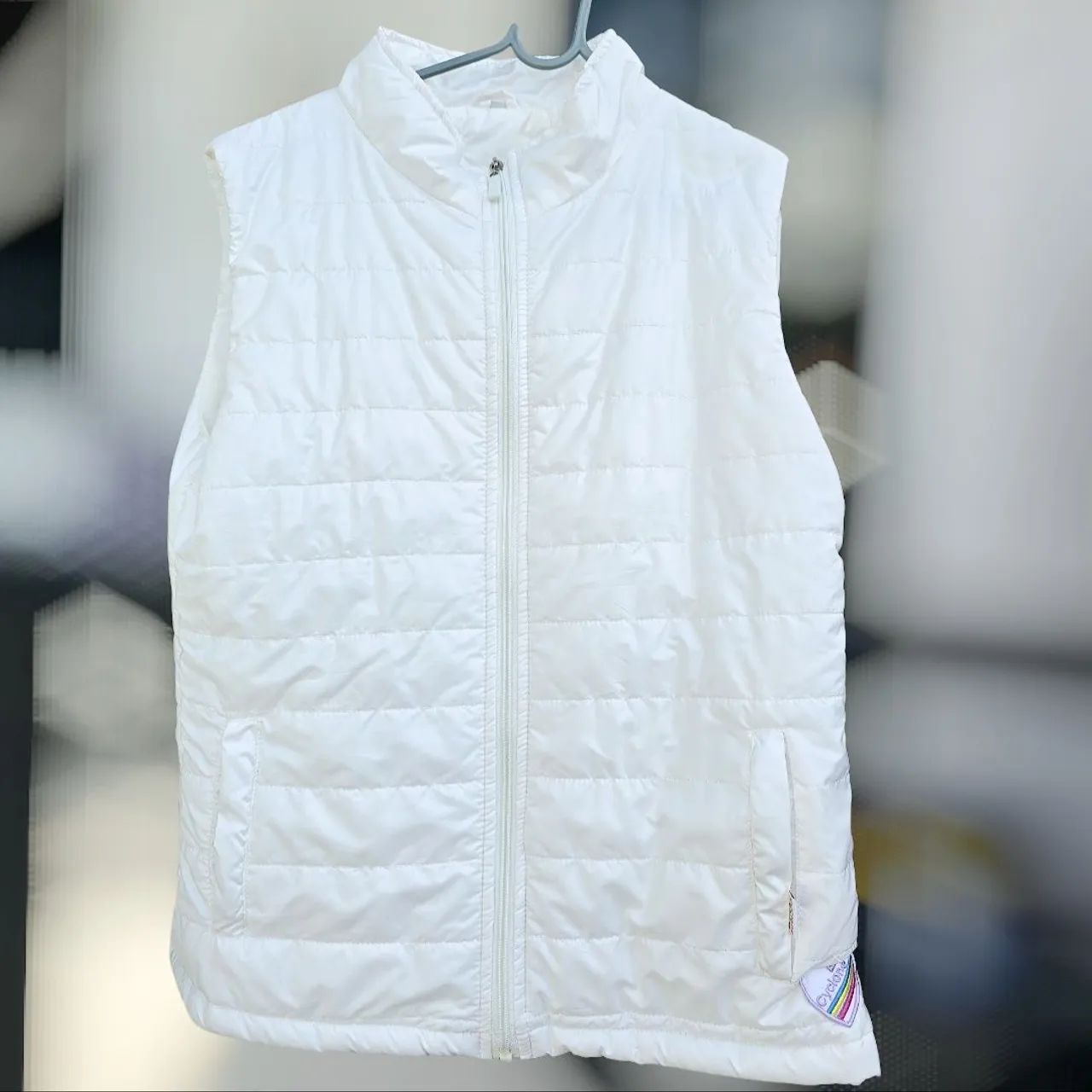 Colete Branco Premium Forrado com Zíper - Foto 3