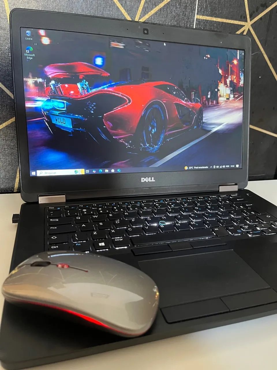 Dell i5 6° - 8 RAM - SSD 128 Nvme - Bateria Ok - Teclado iluminado + Brinde - Foto 5