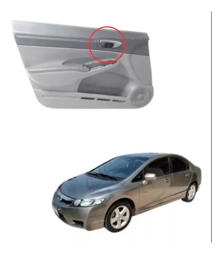 Maçaneta Interna Esquerda New Civic 2007 A 2011 Cx110 - Foto 4