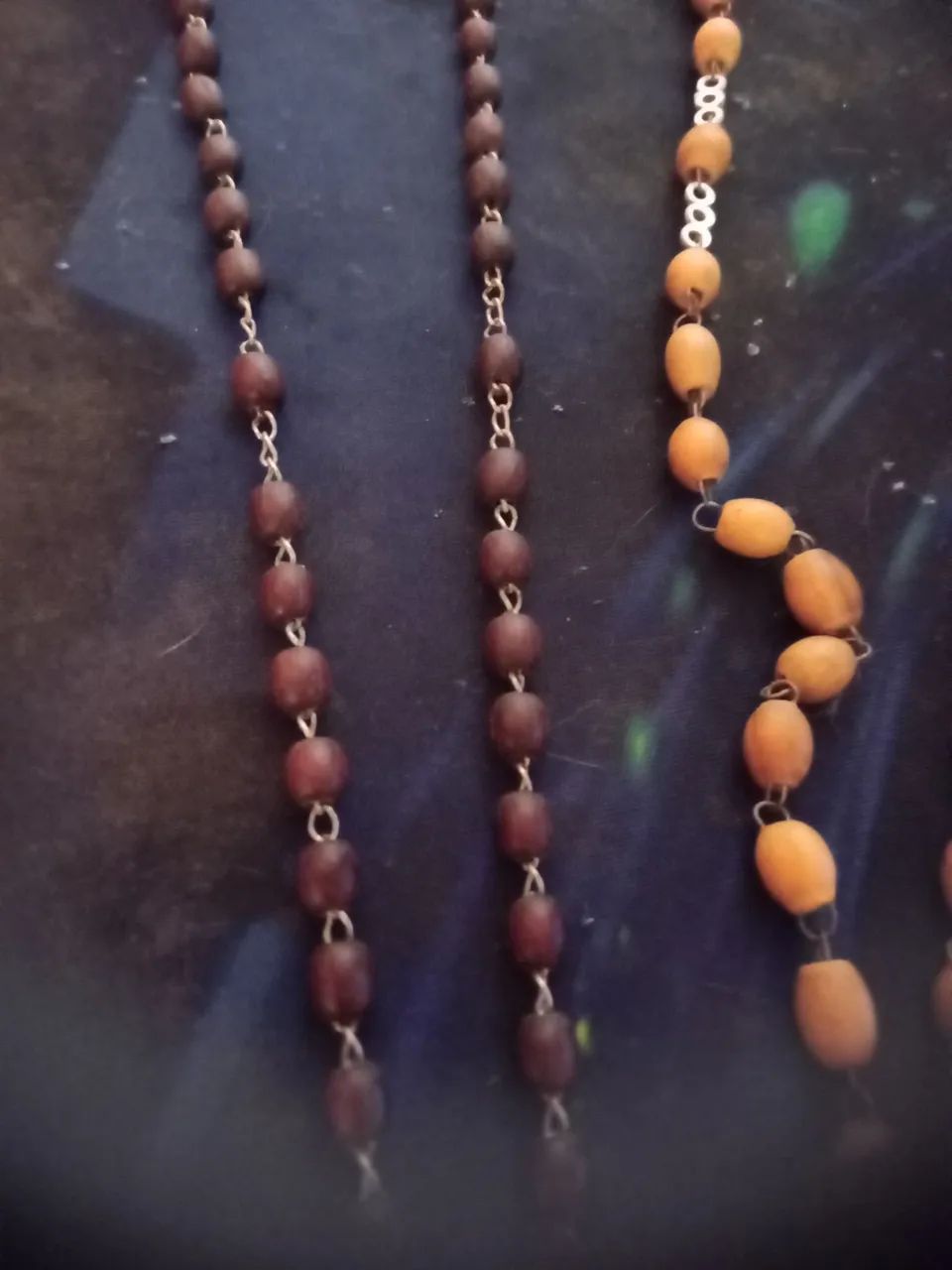 Três rosários religiosos - Foto 5