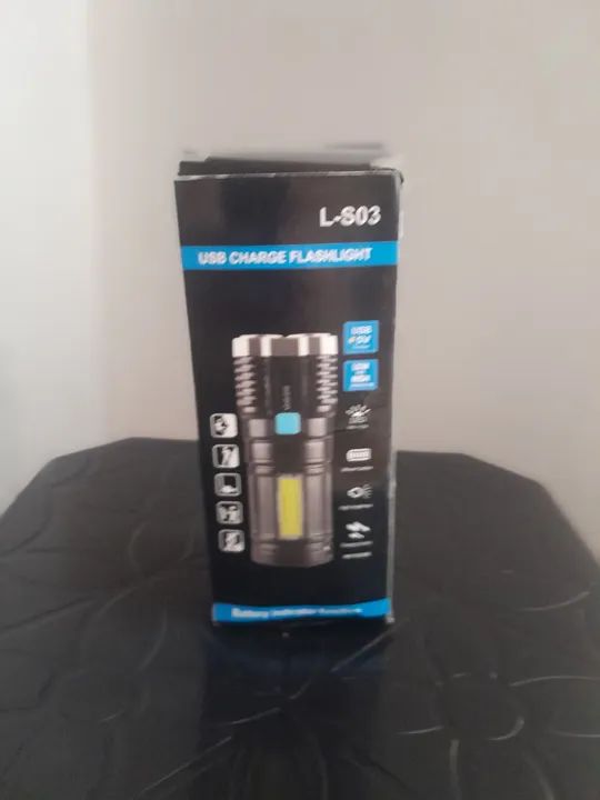 Lanterna Recarregável USB L-803