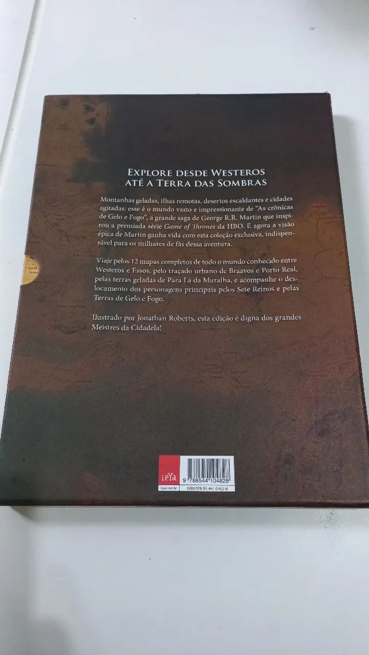 Atlas das terras de gelo e fogo (com capa dura para proteger os mapas) - Foto 3