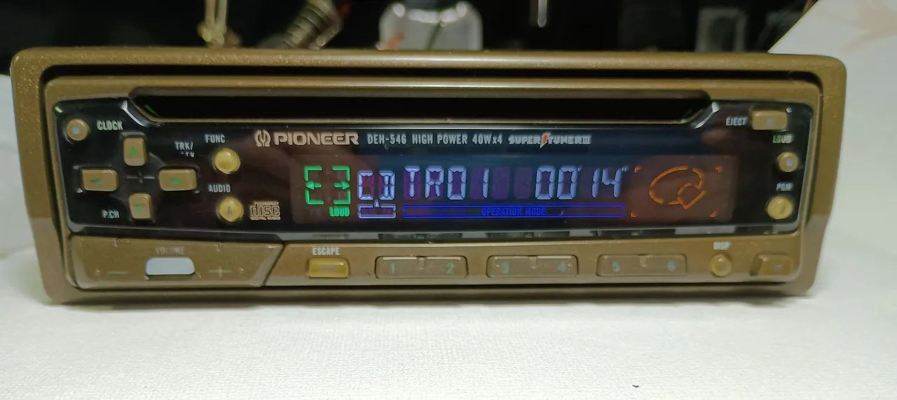 Rádio Pioneer DEH 546 com Bluetooth, muito conservado - Foto 3
