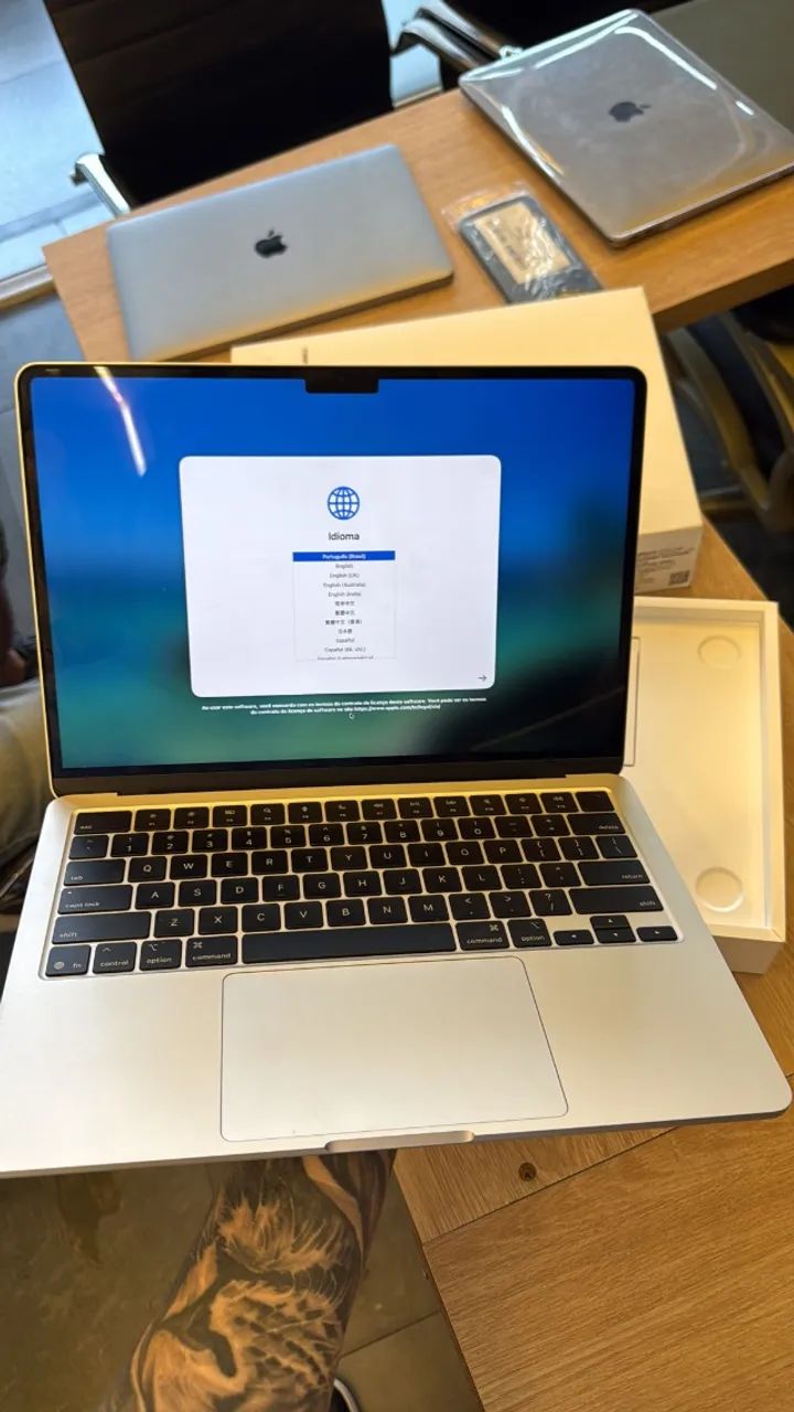 MACBOOK AIR M4 13? 16GB 256GB PRATEADO | NOVO COM NOTA FISCAL