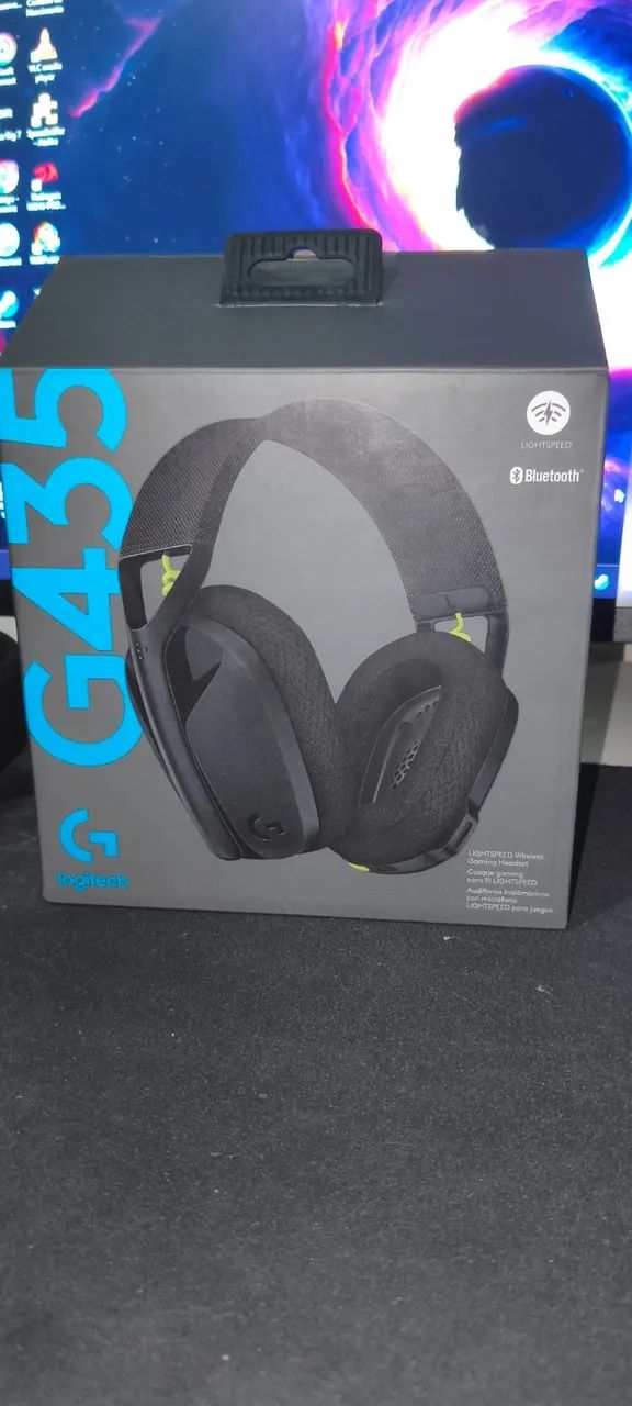 Logitech G435 Wireless - Completo na Caixa