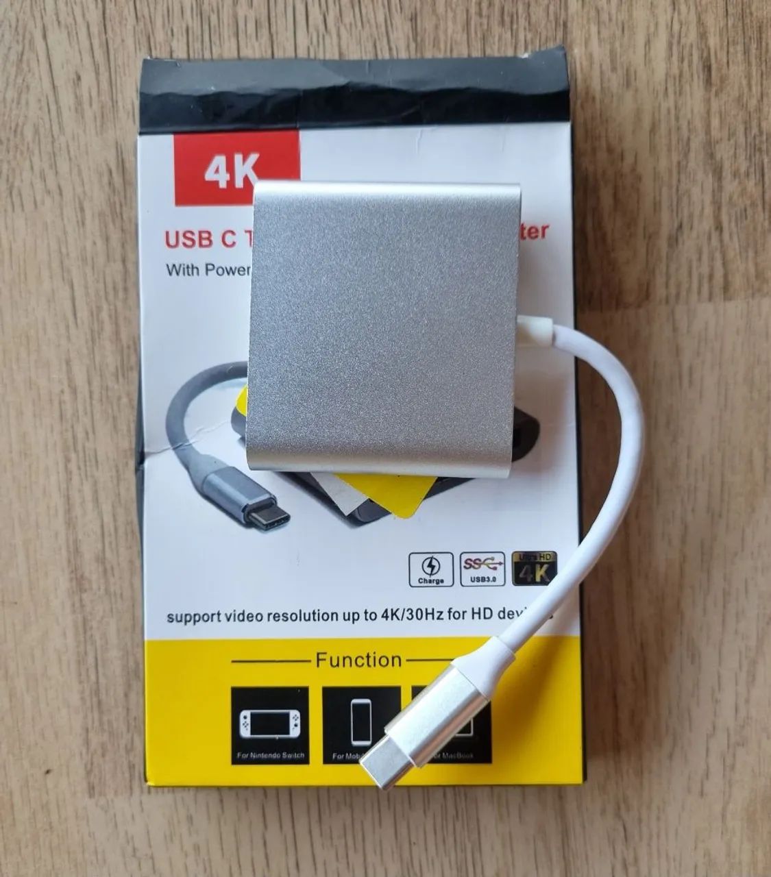 Adaptador Hub  usb C pra hdmi 4k  - Foto 4