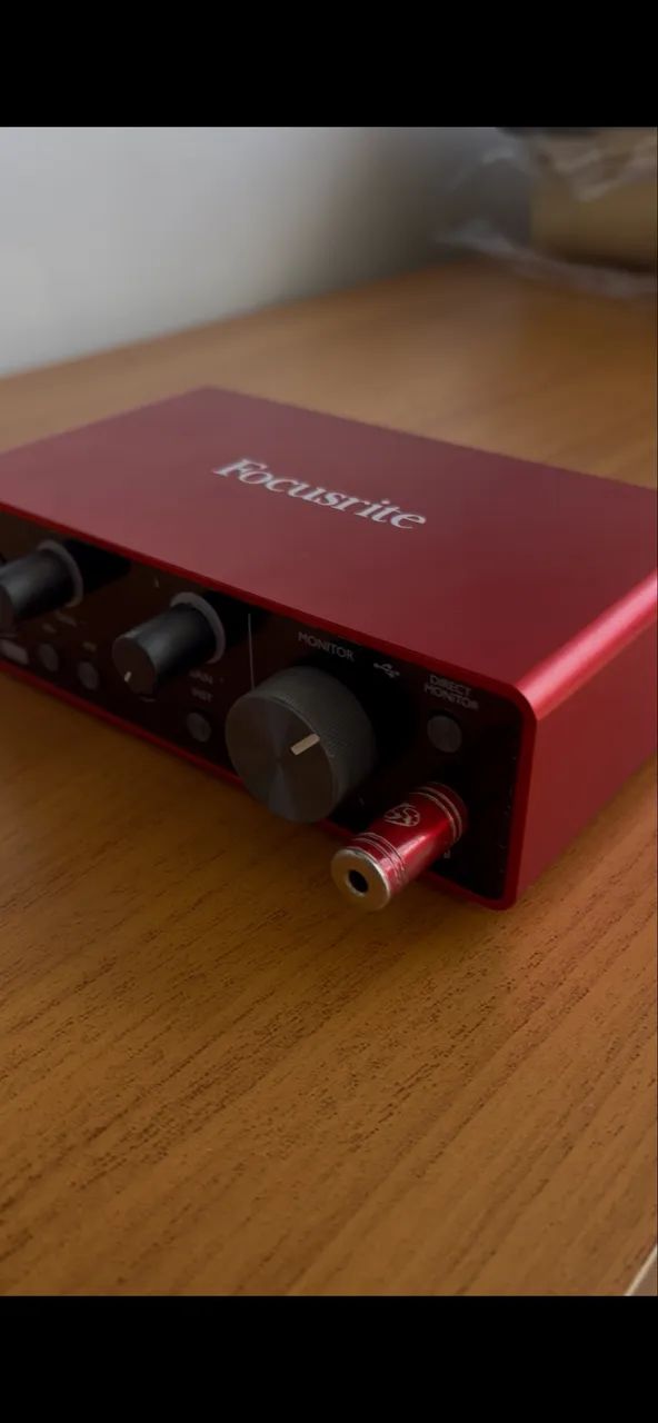 Scarlett Focusrite Solo 3ª Geração NOVA - Instrumentos musicais