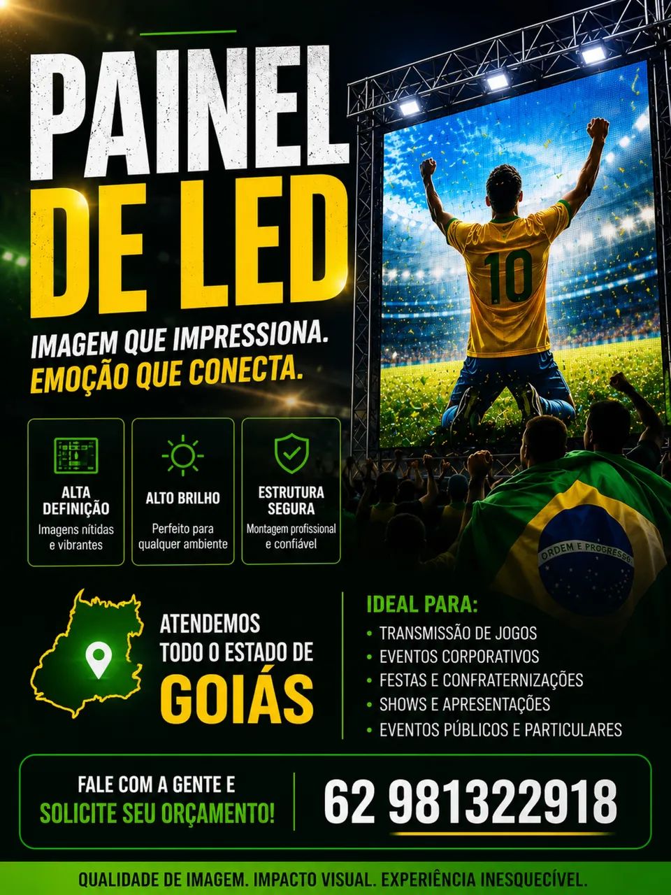 Painel de Led para festas eventos e jogo