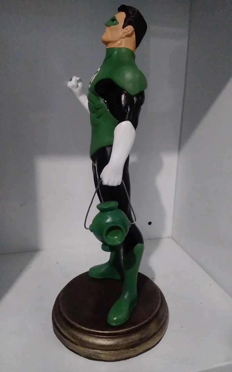 Lanterna verde 30 cm. Resina  - Foto 3