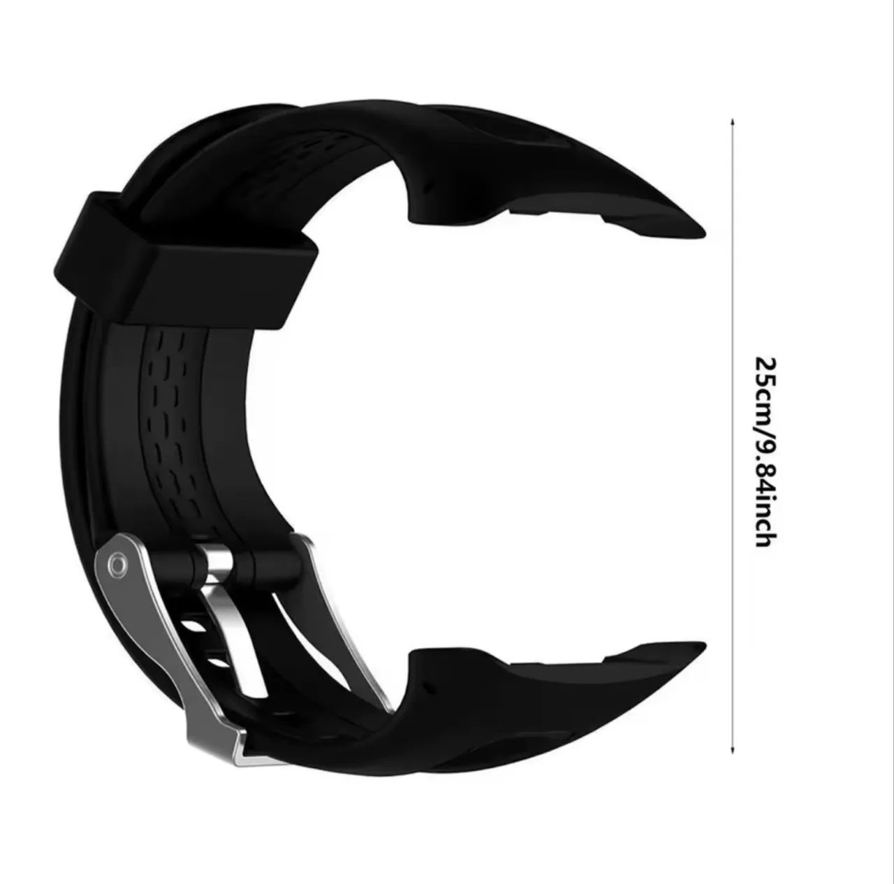 Pulseira de relógio inteligente silicone ajustável para forerunner 10 15 - Foto 3