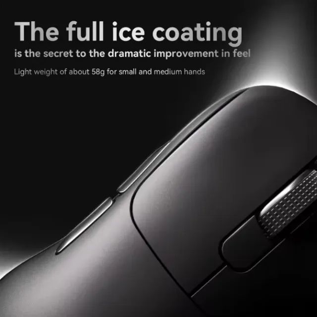 [NOVO] Mouse Sem Fio Ajazz AJ179 Pro 8K + Base de Carregamento, PAW3395, Tri-mode, Gamer - Foto 6