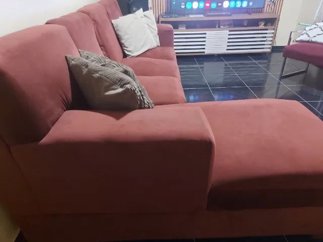 Sofá 4 lugares ideal para uma família  - Foto 4