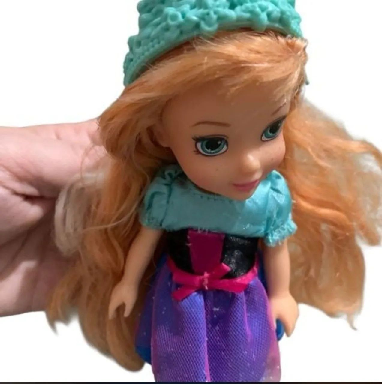 Boneca Frozen Anna Pequena - Foto 4
