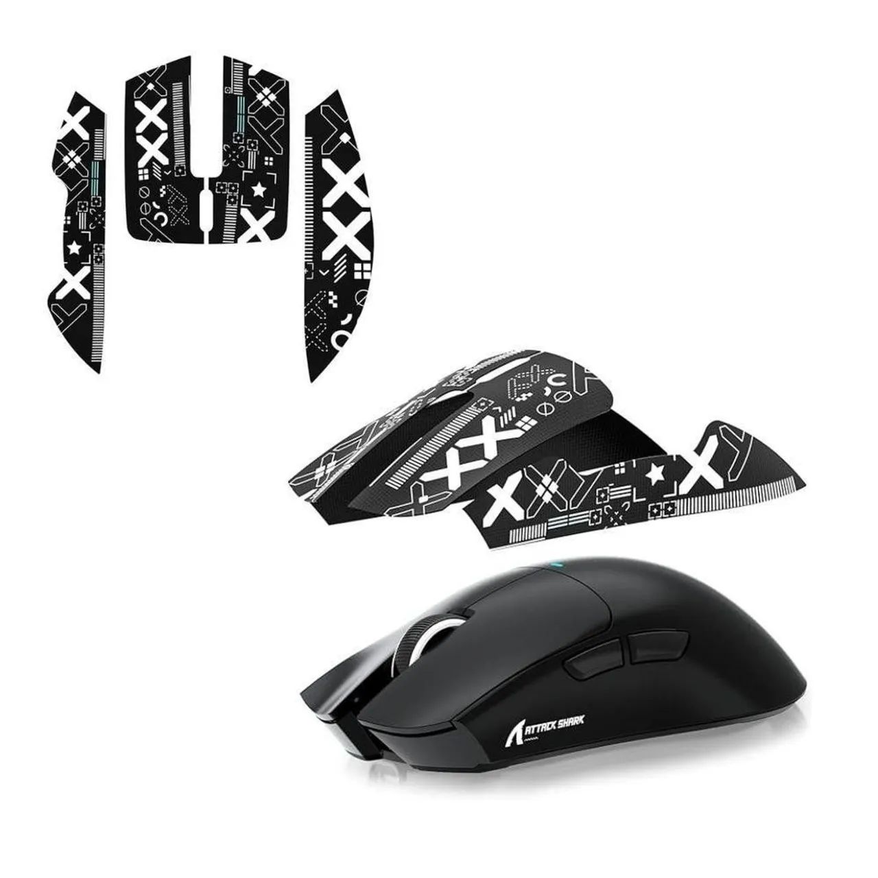 ATTACK SHARK X11 Mouse sem fio Preto - Foto 2
