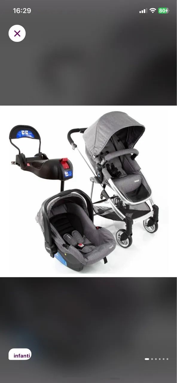 Carrinho de Bebê Travel Duo + Base Isofix - Foto 5