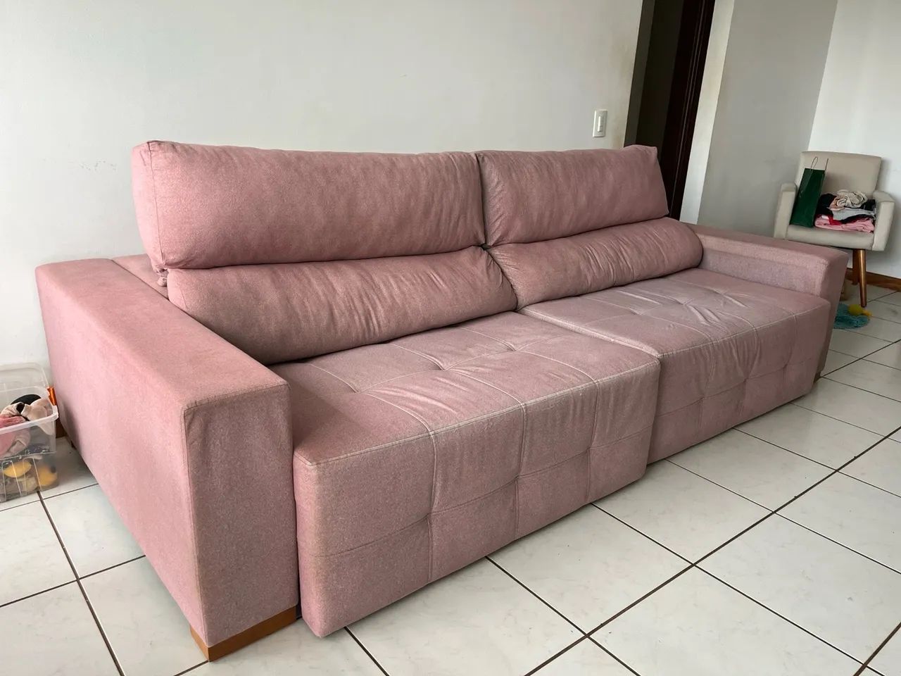 Sofá retrátil e reclinável 2,70 m ? Asa Norte