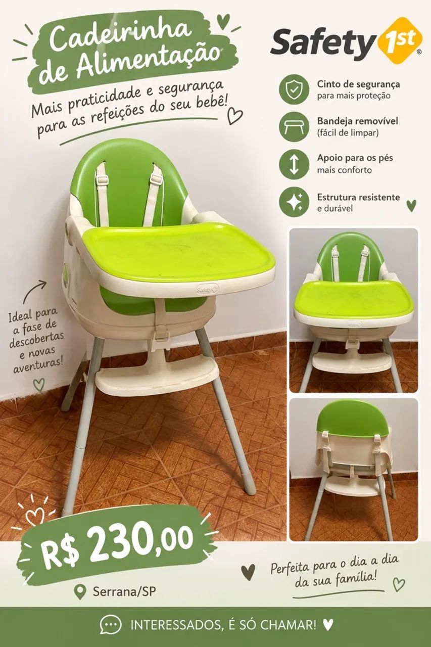 Cadeirinha de alimentação 