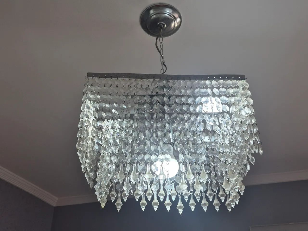 Lustre com 3 lâmpadas 