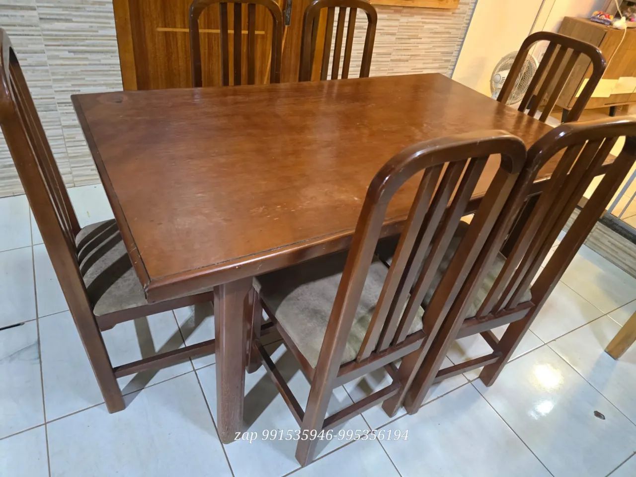 Mesa com 6 cadeiras  - Foto 3