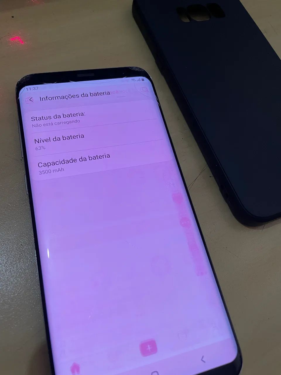 Celular Samsung Galaxy S8+. +Capinha  - Foto 5