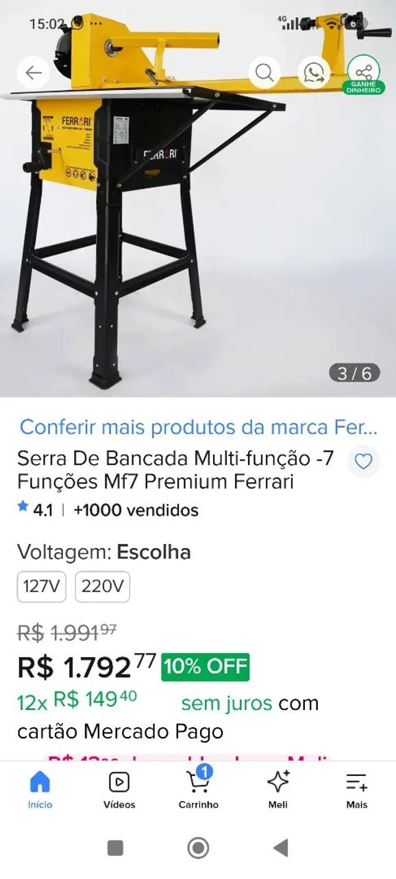 bancada de serra - Foto 3