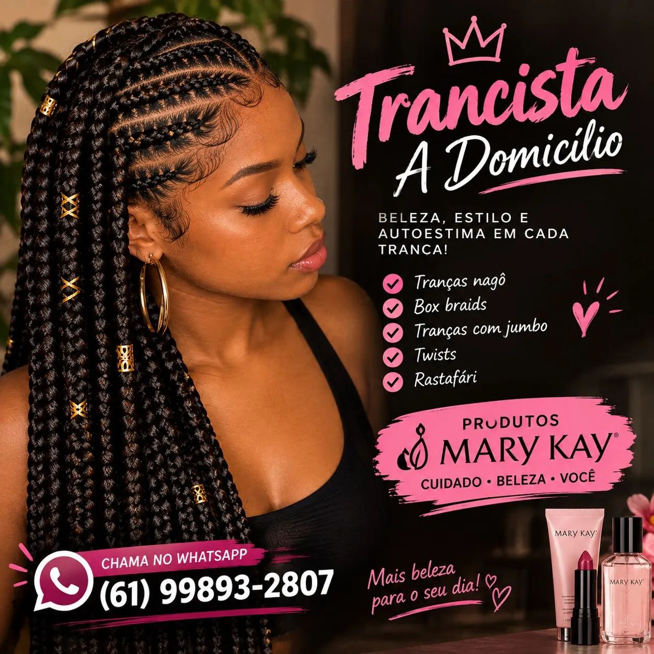 Tranças a domicílio