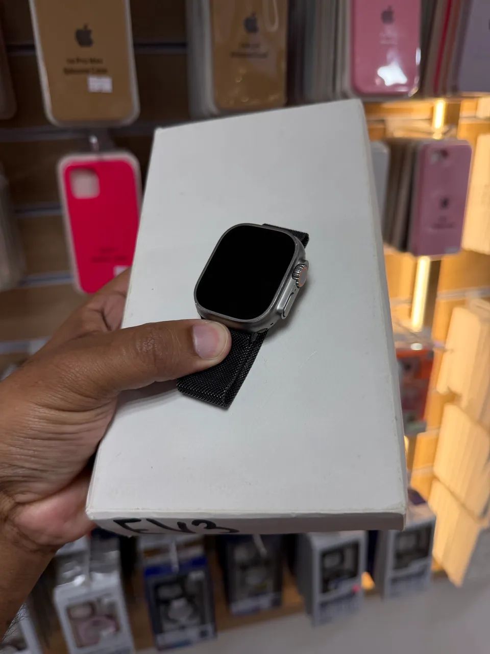 Apple Watch Ultra 1 cinza  - Foto 3