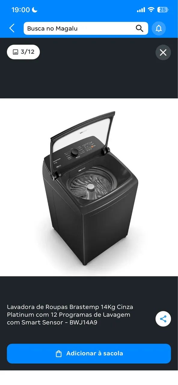 Máquina de lavar Brastemp nova 