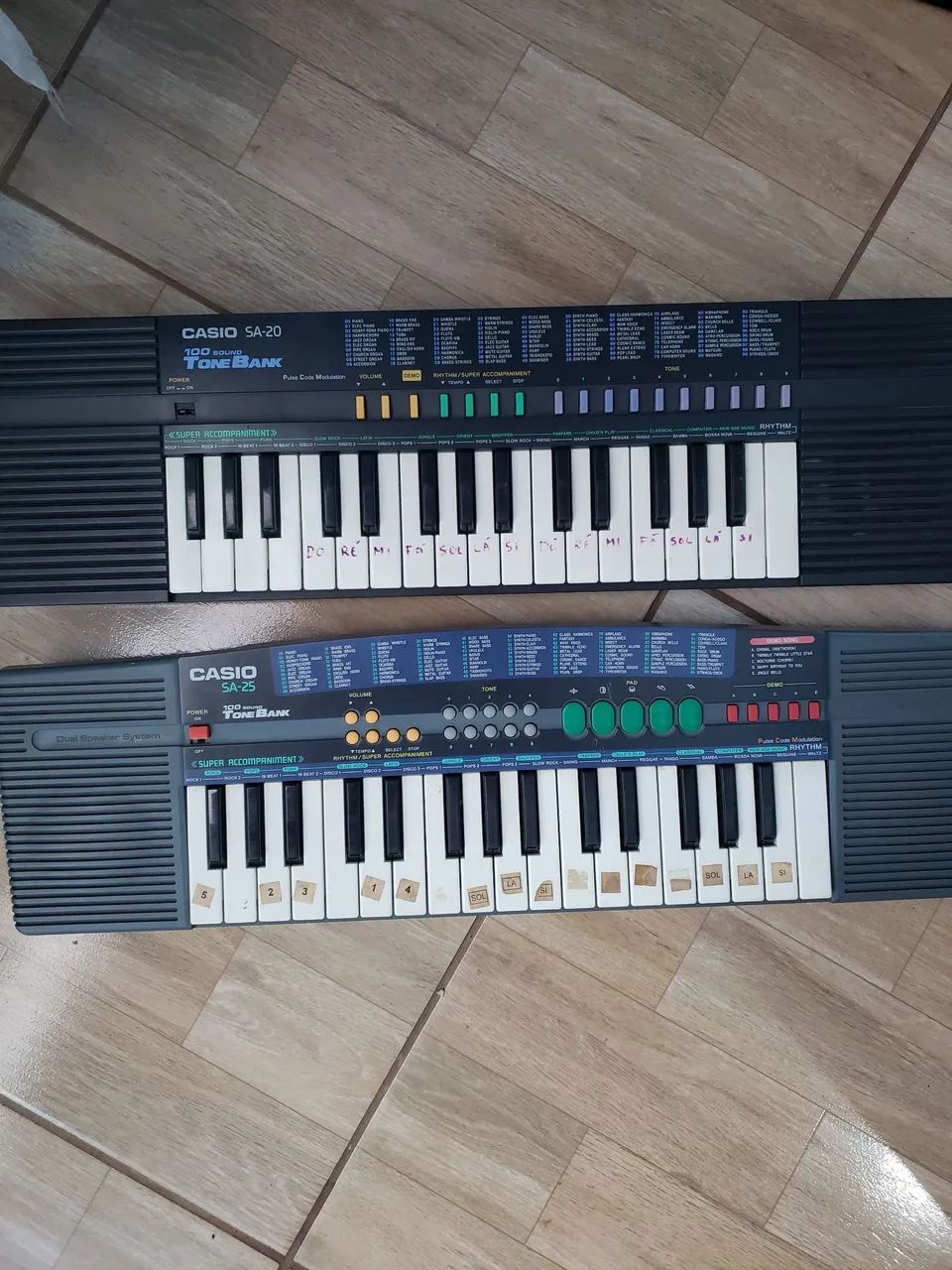2 teclados casio