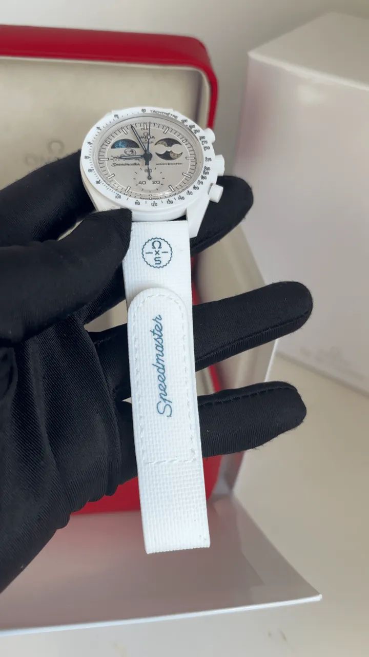 Relógio Omega MonnSwatch 42mm - Foto 4