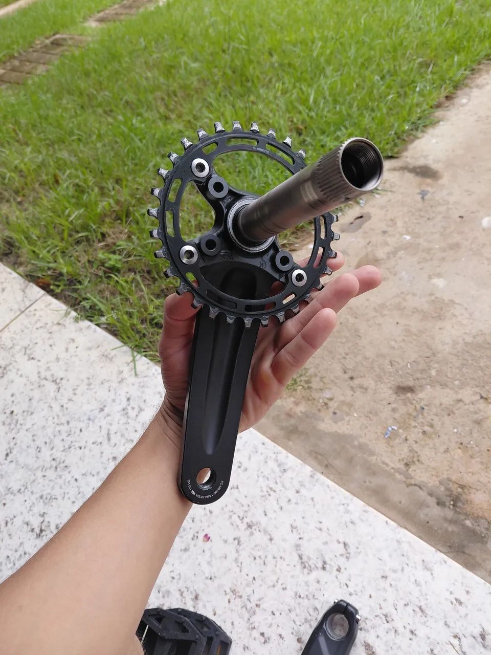 Pe de vela shimano deore Fcm6100  - Foto 2