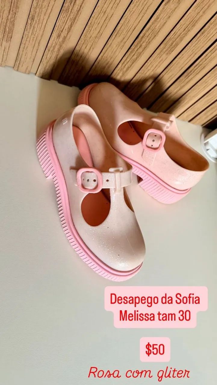 Mini melissa desapego 