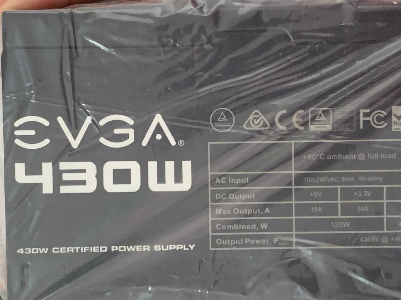 Fonte de alimentação EVGEA 430w 80 Plus