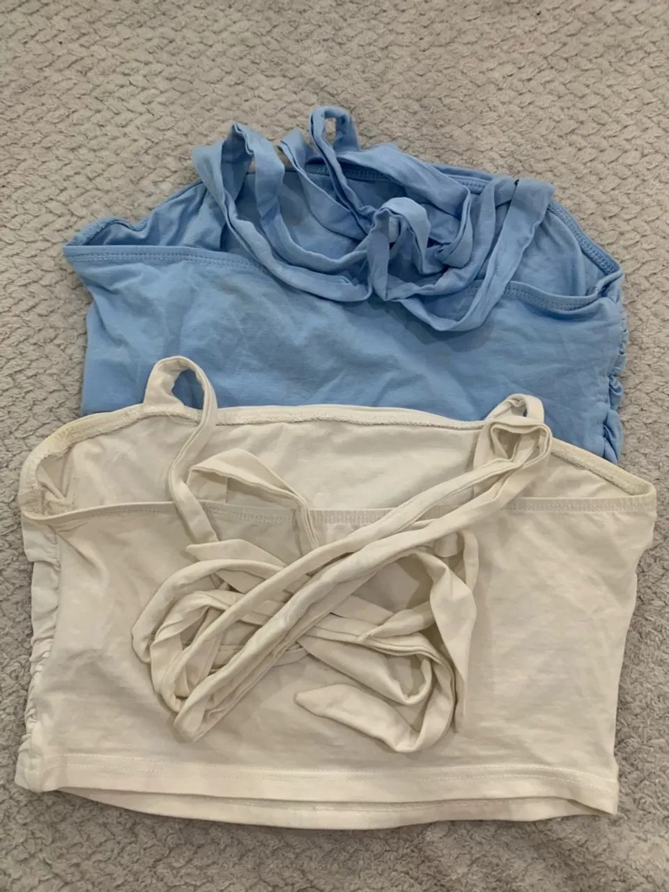 2 Croppeds SHEIN Azul e Branco - Tamanho M - Foto 2