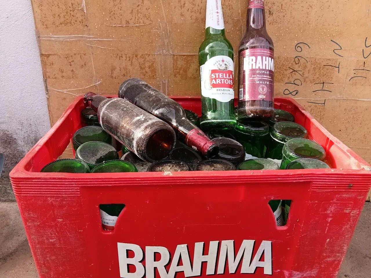 Vendo essa grade de serveja misturado com Estela e brahma