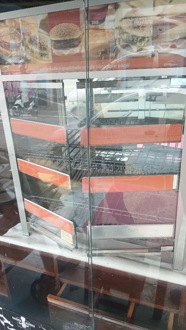Estufa para lanche e salgados 