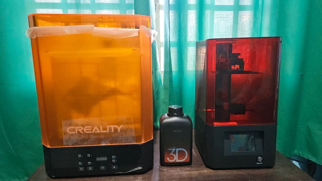 Impressora 3d Creality ld-002h + lava e cura uw-02