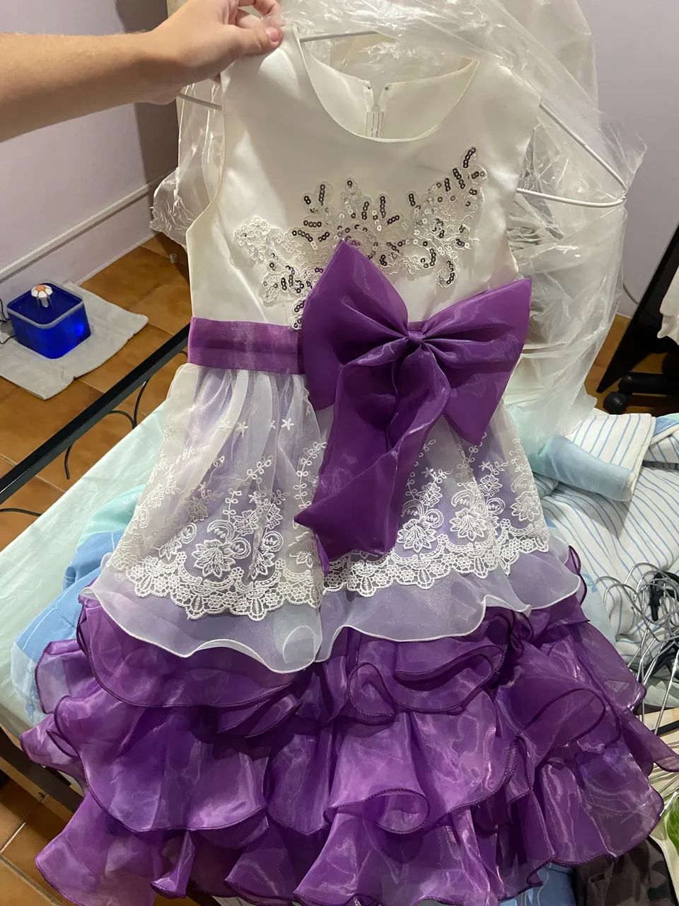 Vestido Roxo Infantil