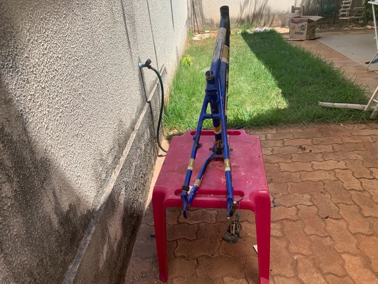 Quadro bicicleta gti aro 26 usado  - Foto 2
