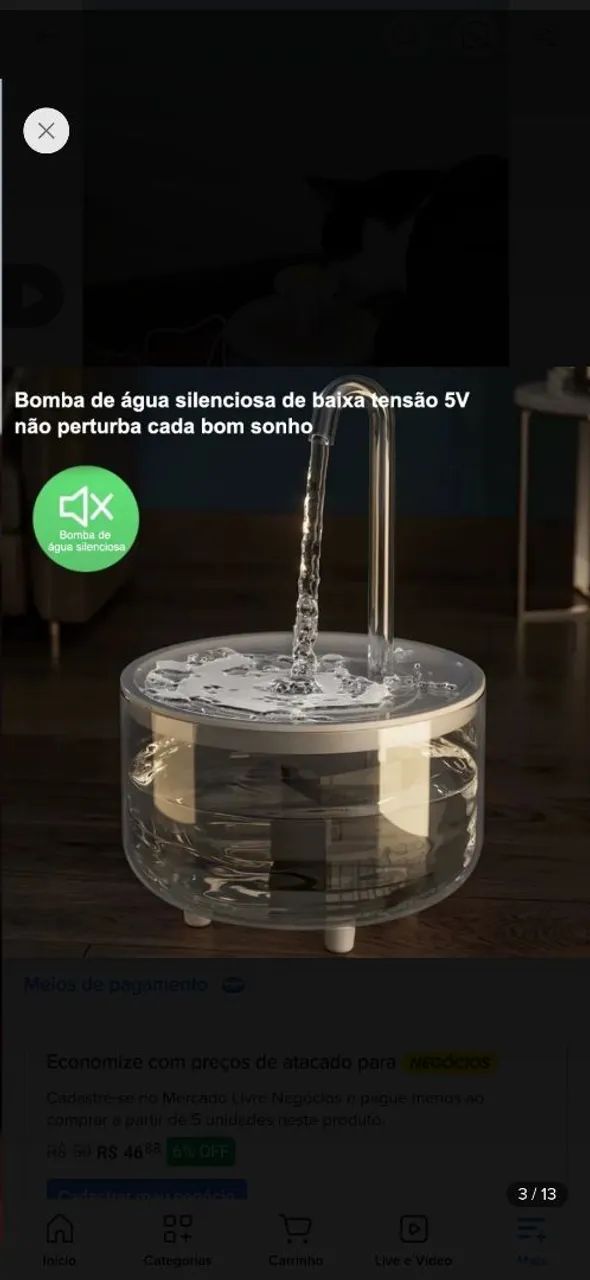 Fonte de água para pet - Foto 3