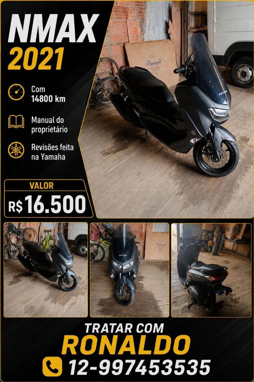 Nmax 2021 com 14800 km - Foto 2