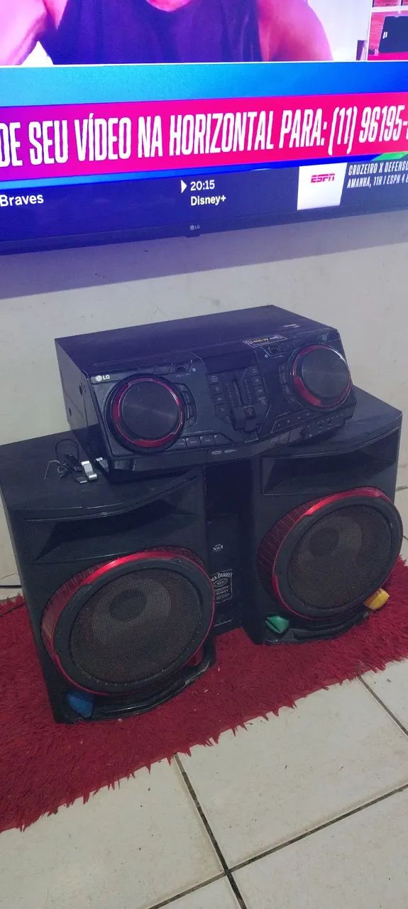Vendo Som LG 1800rms 