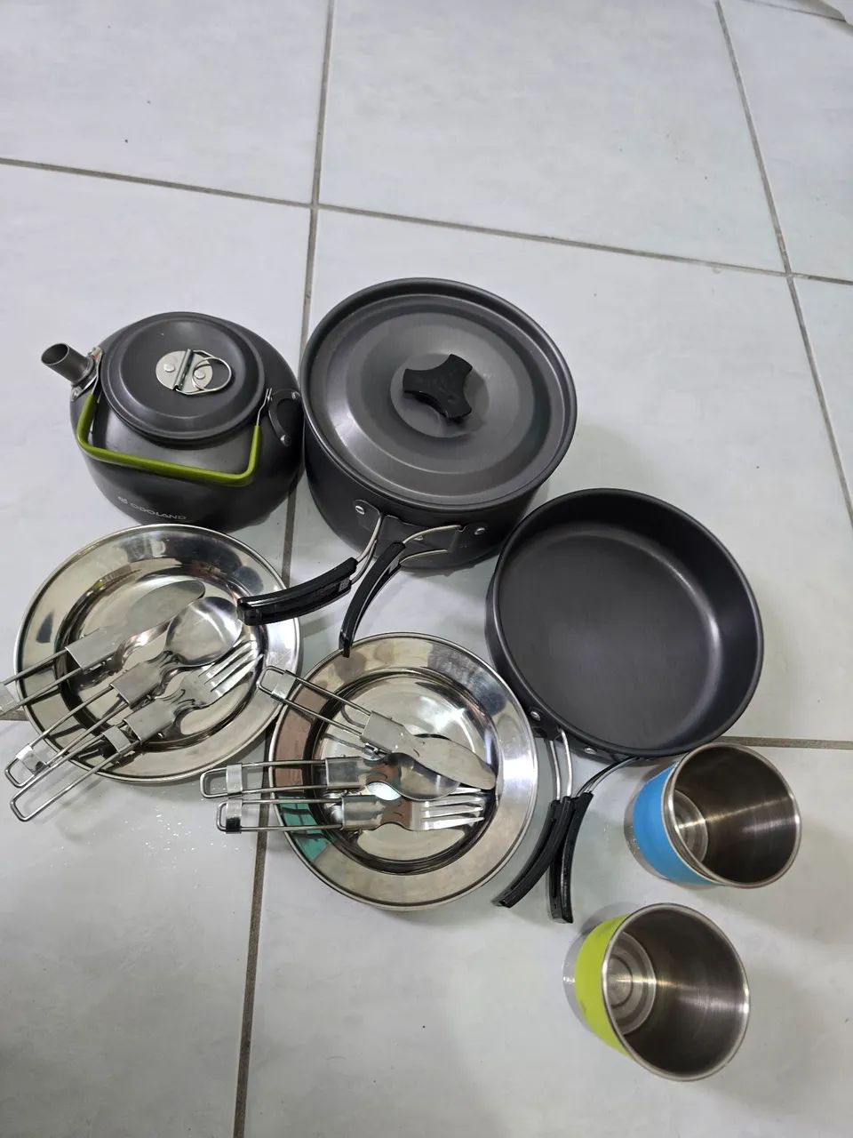 Conjunto panelas camping