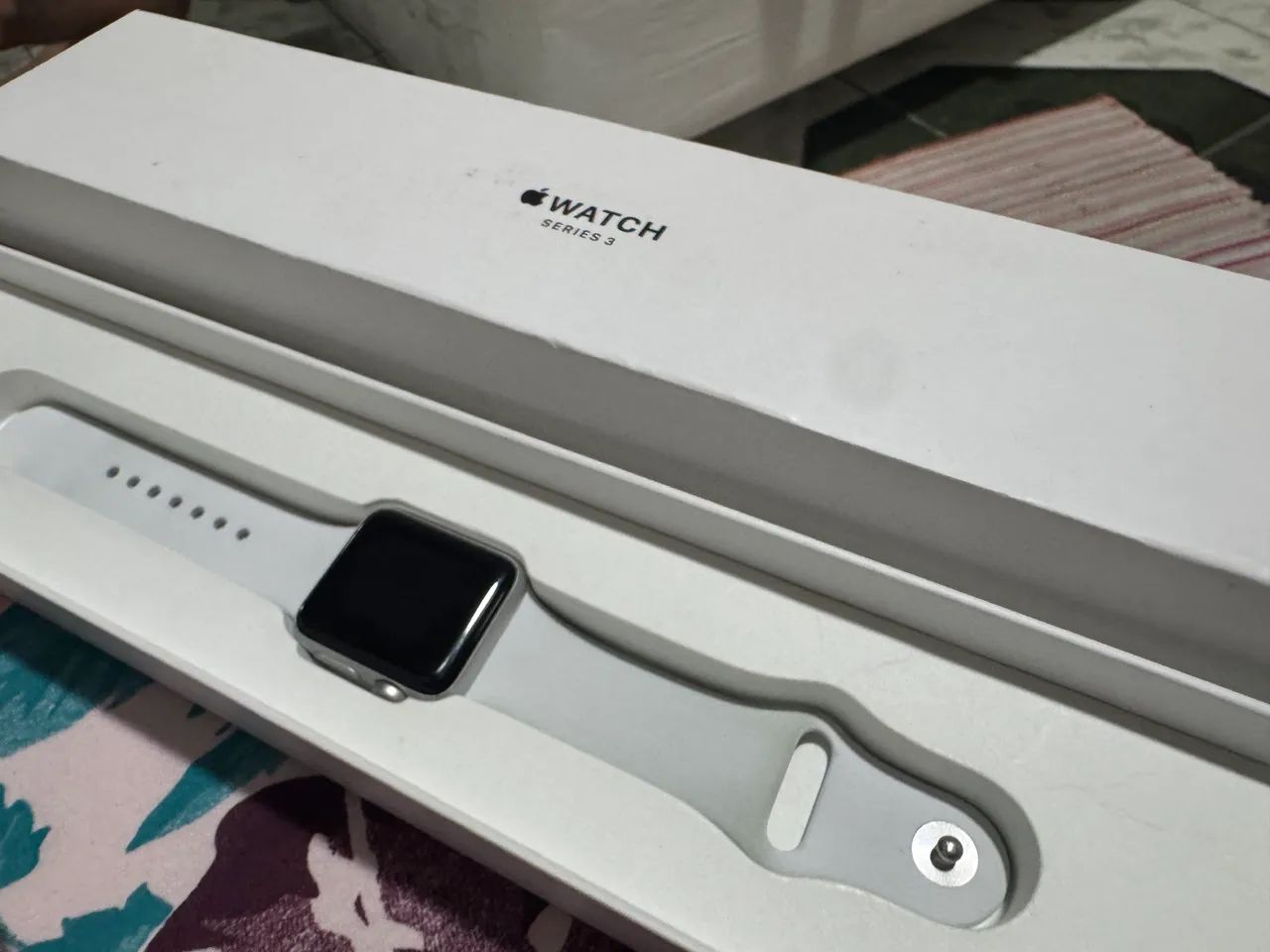 AppleWatch Séries 3 38MM Branco - Foto 3