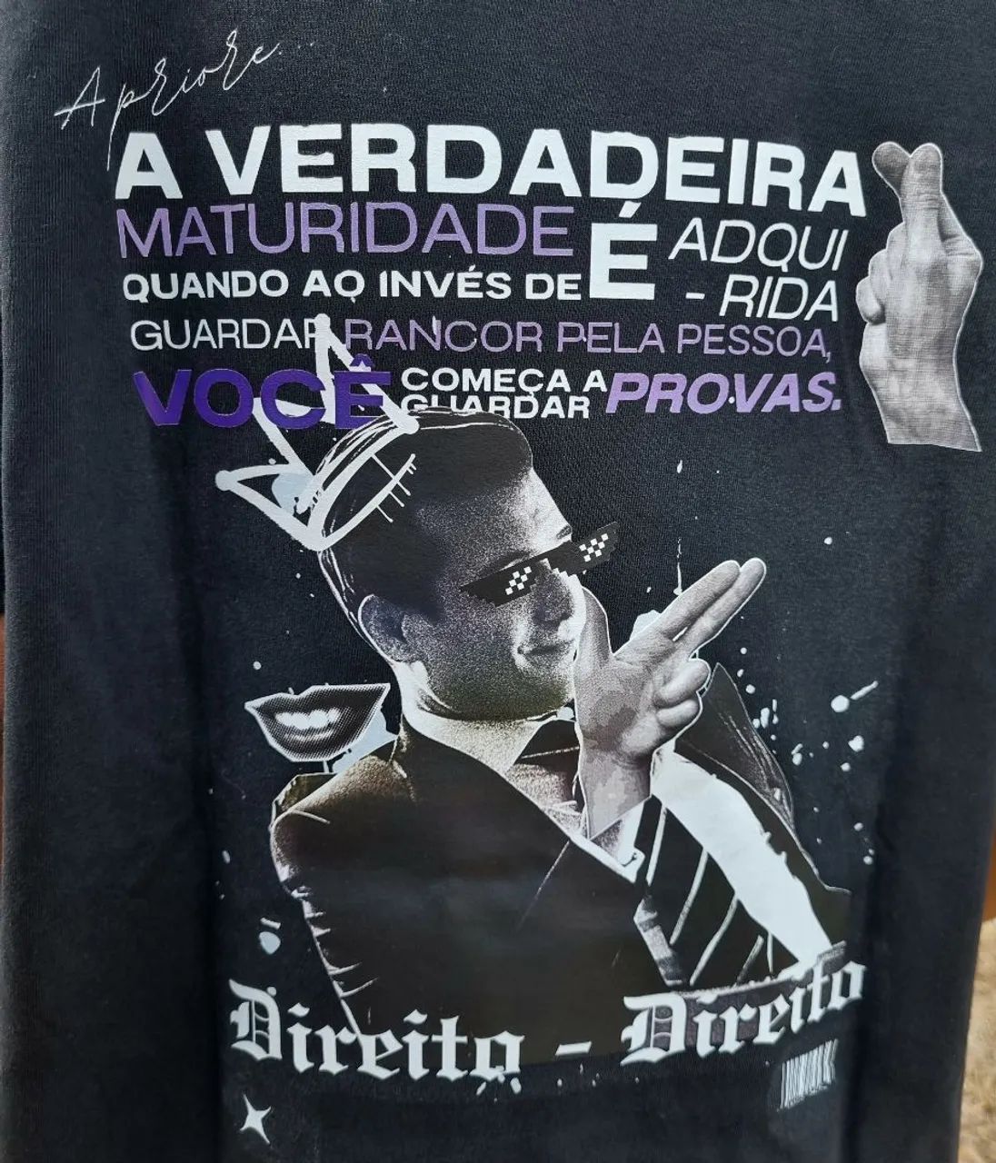 Camisa Oversized ?Curso de Direito? - Foto 2