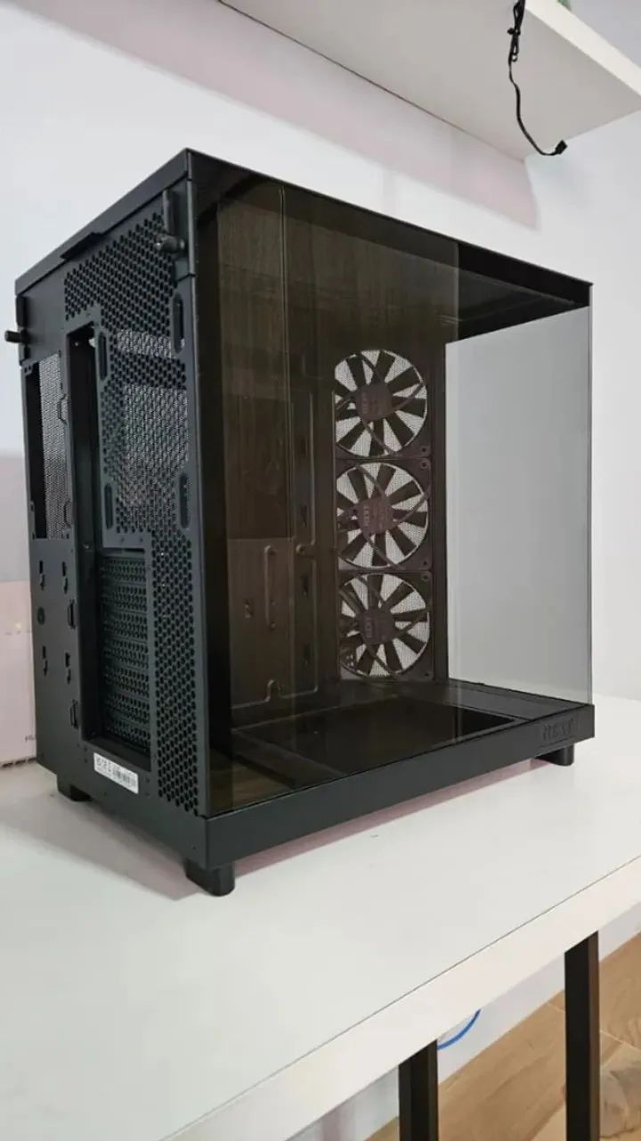 Gabinete Gamer NZXT H6 Flow (Com caixa original e isopores) - Foto 4